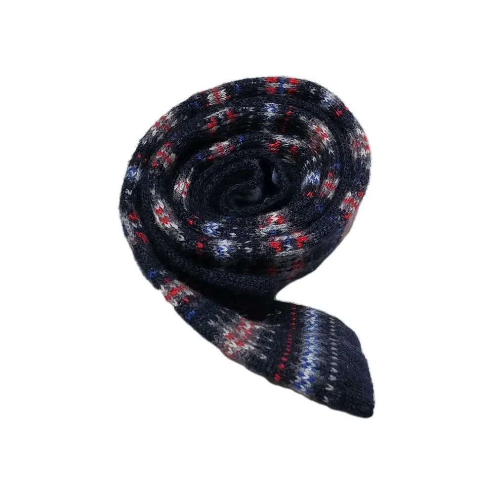 Men’s Knit Tie Square End 2